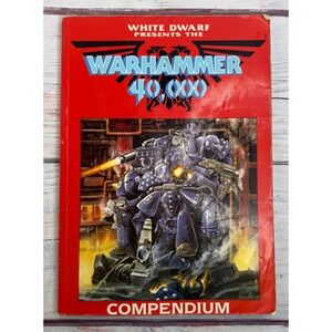 Warhammer 40000 Compendium 1989 Games Workshop White Dwarf Rogue Trader Book